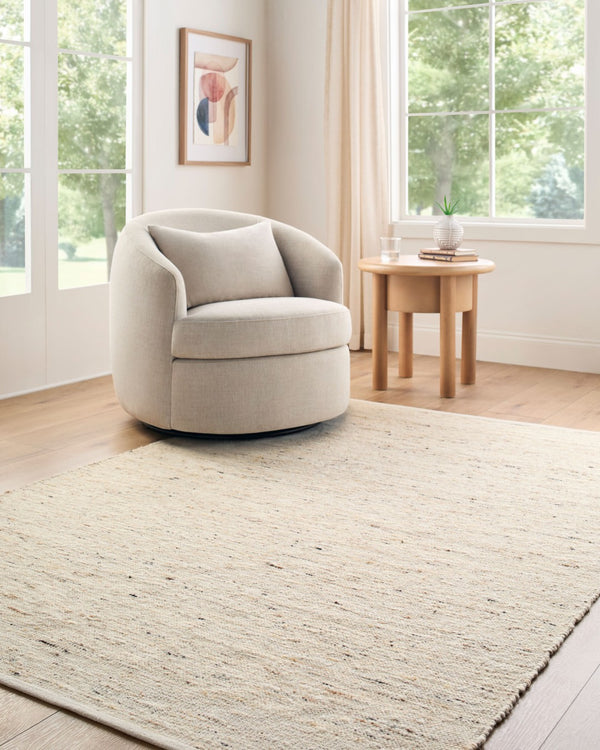 Livabliss Simplon Handwoven Wool Area Rug Country Cottage Style for Entryways and Rustic Spaces Beige, Sand 9' x 12' SSN2301-912