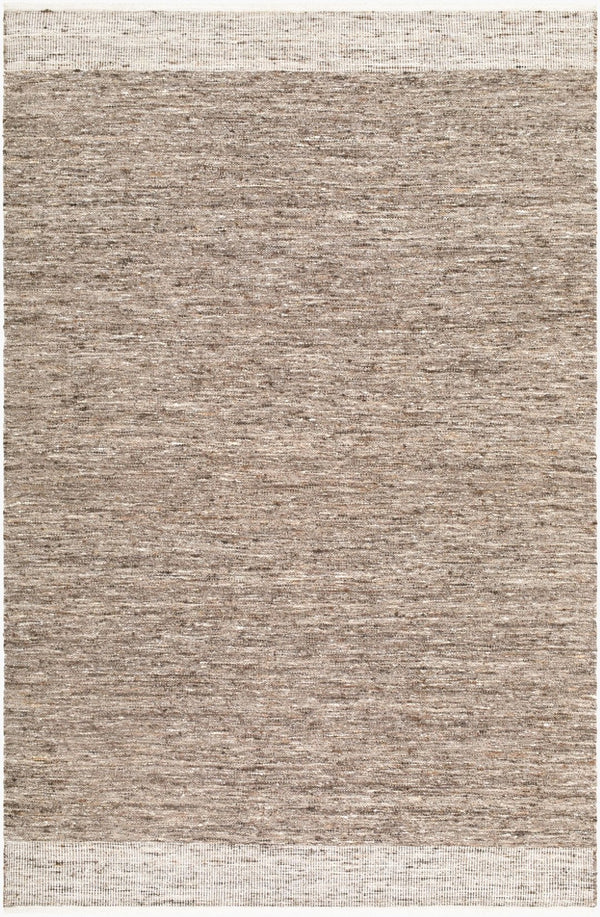 Livabliss Simplon Handwoven Wool Accent Rug Cottage Charm for Entryway Bathroom or Bedside Taupe, Charcoa 2' x 3' SSN2302-23
