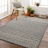 Sarasota SSO-2304 7'7" x 10' Machine Woven Rug SSO2304-71010 Livabliss Surya