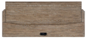 Hooker Furniture Sutter Cathedral Oak Computer Credenza With Pull-Out Work Surface, Integrated Power & Filing Storage 5981-10464-80