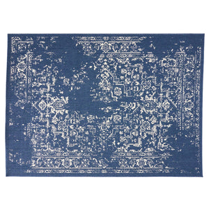 English Elm Christopher Knight Home® - 7'x5'3" Blue Polypropylene Area Rug — 100% Durable Low-Pile Handcrafted Design, 4mm Pile 72342.00