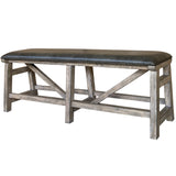 Lodge Dining 60 In. Upholstered Counter Bench