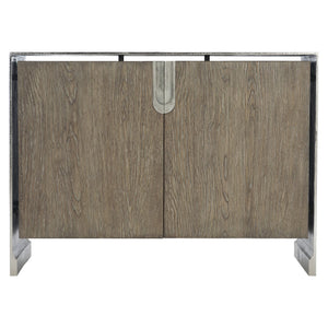 Bernhardt Bernhardt Ellis Door Chest In Tamarind White Oak With Nickel Cast-Aluminum Case, Soft-Close Storage 305113