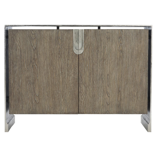 Bernhardt Bernhardt Ellis Door Chest In Tamarind White Oak With Nickel Cast-Aluminum Case, Soft-Close Storage 305113