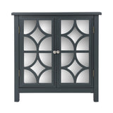 Christopher Knight Home® - Noble House - Melora Fir Wood Double Door Cabinet With Mirrored Accents