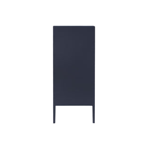 Atlas Annapolis Credenza – Chic Navy Storage Solution with Gold Accents for Stylish Home Organization Needs ST11002-01