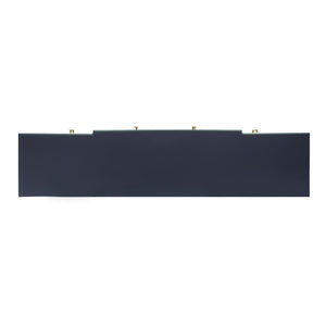 Atlas Annapolis Credenza – Chic Navy Storage Solution with Gold Accents for Stylish Home Organization Needs ST11002-01