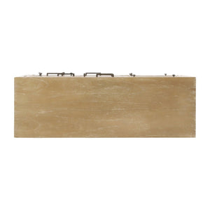 Atlas Astrid Cabinet - Rustic Coastal Charm with Glass Doors, Versatile Storage & Antique White Finish ST11005-01