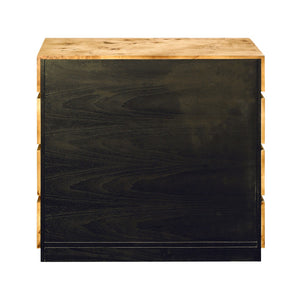 Atlas Bromo Chest - Stylish Natural Mappa Burl Storage with Four Drawers for Any Room's Practical Elegance Large Natural Burl ST11013-01
