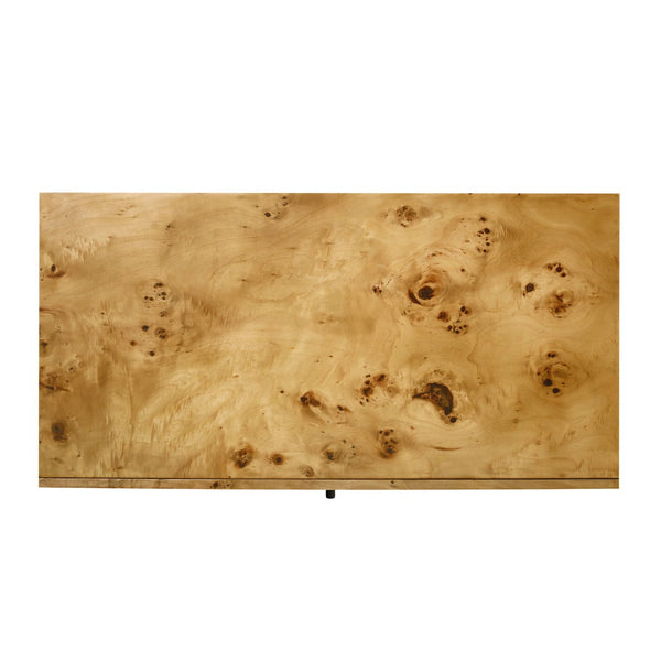 Atlas Bromo Chest - Stylish Natural Mappa Burl Storage with Four Drawers for Any Room's Practical Elegance Large Natural Burl ST11013-01