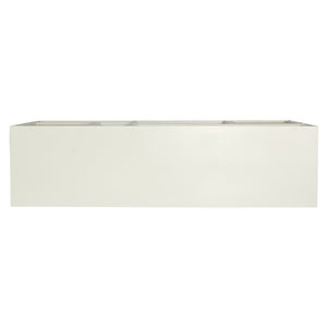 Atlas Clearwater Credenza - Stylish White Storage Solution with Woven Rattan Panels for Modern Spaces ST11017-01