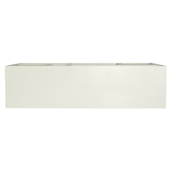 Atlas Clearwater Credenza - Stylish White Storage Solution with Woven Rattan Panels for Modern Spaces ST11017-01