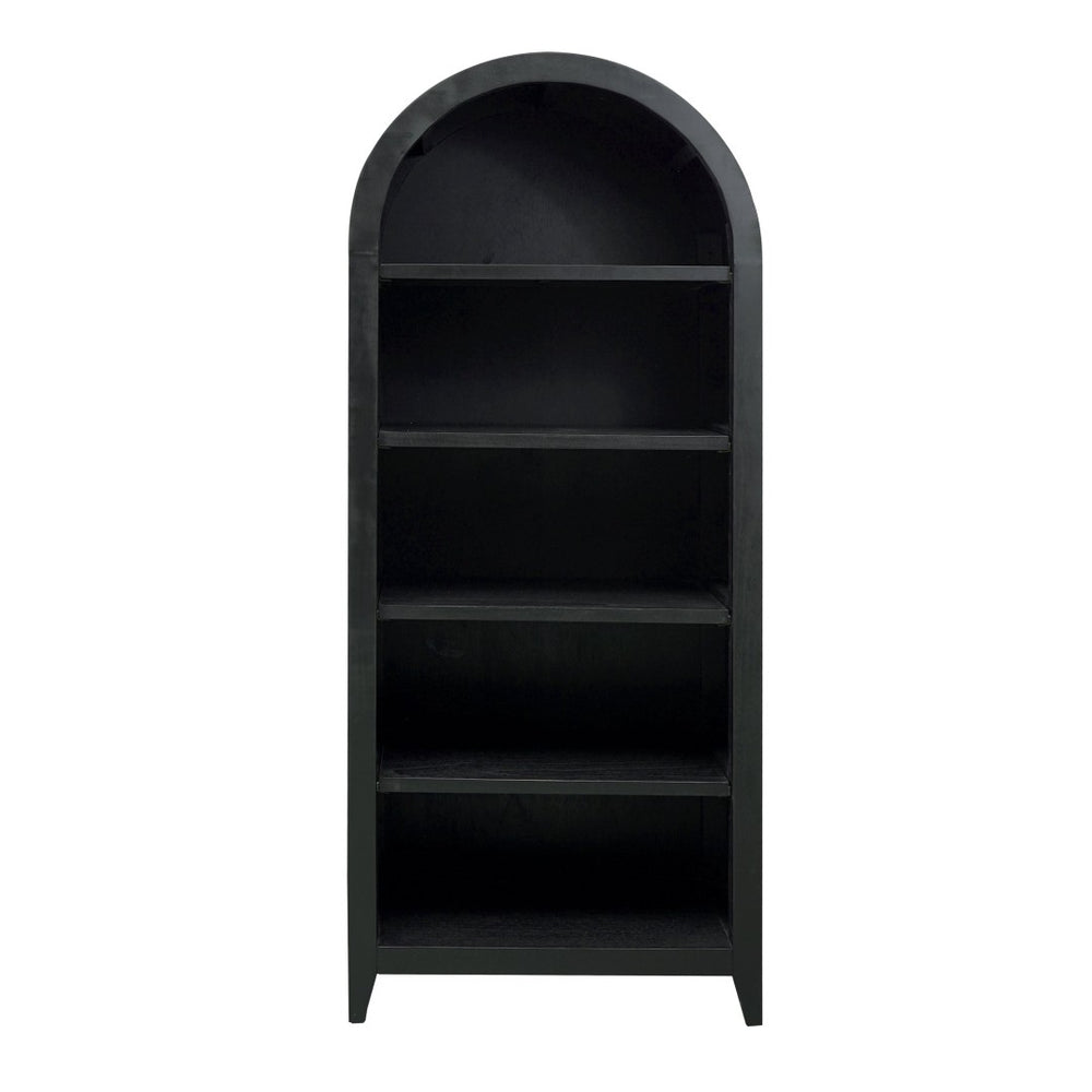 Atlas Conrad Bookcase - Elegant Kettle Black Finish with Adjustable Shelving for Stylish Home Storage Solutions ST11018-01