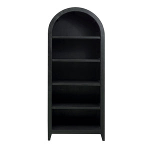 Atlas Conrad Bookcase - Elegant Kettle Black Finish with Adjustable Shelving for Stylish Home Storage Solutions ST11018-01