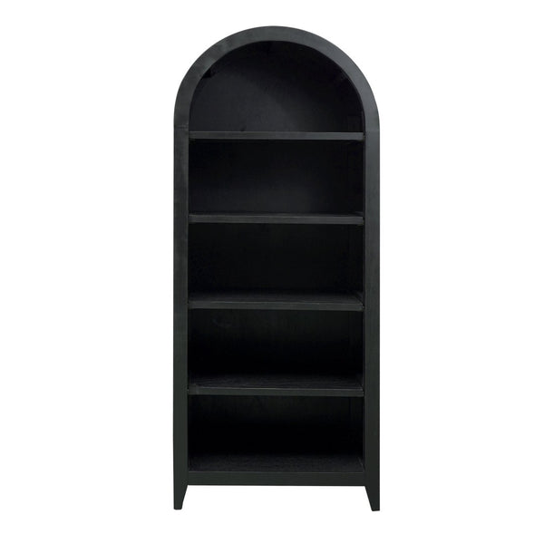 Atlas Conrad Bookcase - Elegant Kettle Black Finish with Adjustable Shelving for Stylish Home Storage Solutions ST11018-01