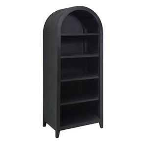 Atlas Conrad Bookcase - Elegant Kettle Black Finish with Adjustable Shelving for Stylish Home Storage Solutions ST11018-01