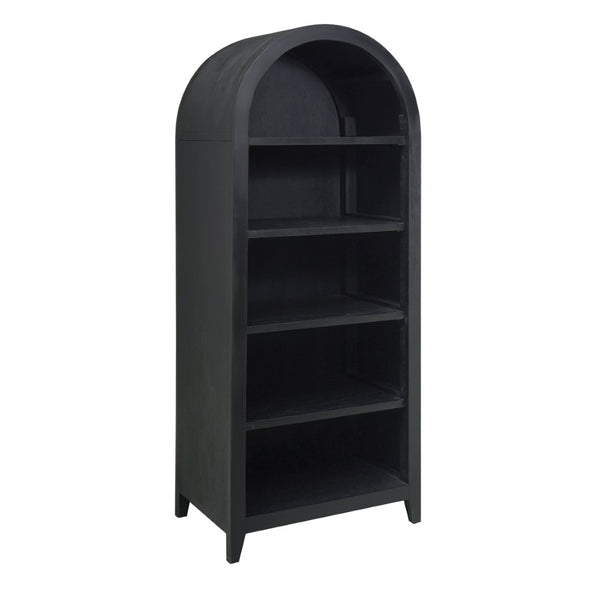Atlas Conrad Bookcase - Elegant Kettle Black Finish with Adjustable Shelving for Stylish Home Storage Solutions ST11018-01