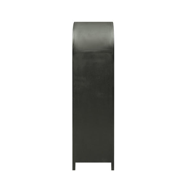 Atlas Conrad Bookcase - Elegant Kettle Black Finish with Adjustable Shelving for Stylish Home Storage Solutions ST11018-01