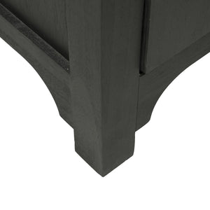 Atlas Conrad Chest - Elegant Kettle Black Storage Solution with Three Drawers and Timeless Design Features ST11019-01