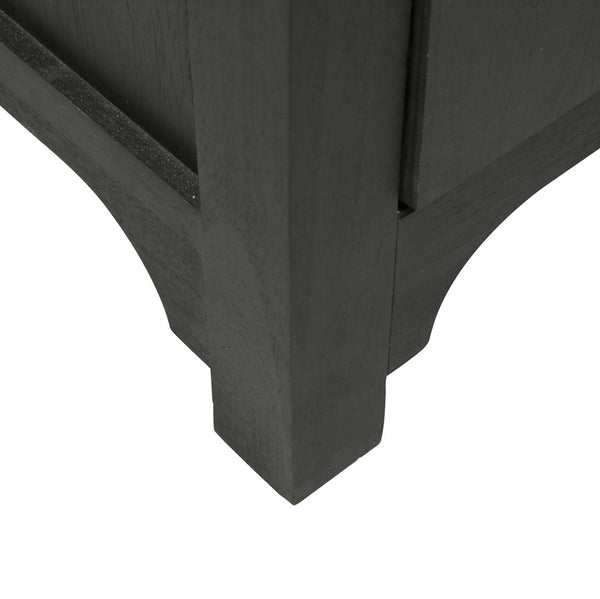 Atlas Conrad Chest - Elegant Kettle Black Storage Solution with Three Drawers and Timeless Design Features ST11019-01