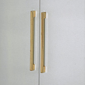 Atlas Crystal Bay Cabinet - Stylish Coastal Storage Solution with Adjustable Shelves & Linen-Wrapped Doors ST11024-01