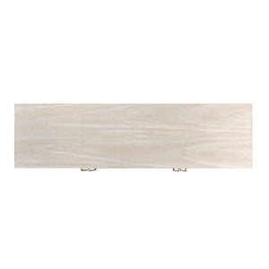Atlas Crystal Bay Credenza - Handcrafted Storage Solution with Adjustable Shelving & Elegant Linen Wrap Finish ST11025-01