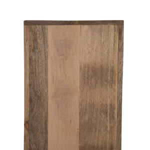 Atlas Deltaville Cabinet - Solid Mango Wood Storage Solution with Slatted Doors for Home Décor Versatility ST11026-01