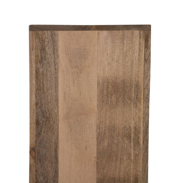 Atlas Deltaville Cabinet - Solid Mango Wood Storage Solution with Slatted Doors for Home Décor Versatility ST11026-01