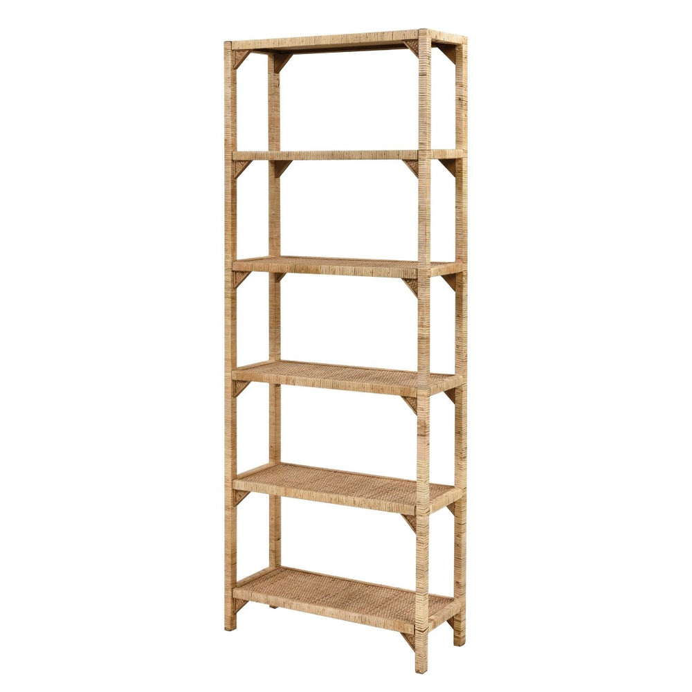 Atlas Fargesia Bookshelf - Tall Bamboo Etagere for Stylish Storage & Display in Any Room, Eco-Friendly Design ST11030-01