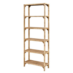 Atlas Fargesia Bookshelf - Tall Bamboo Etagere for Stylish Storage & Display in Any Room, Eco-Friendly Design ST11030-01