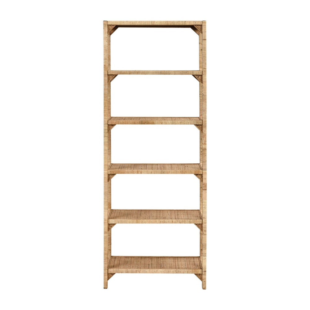 Atlas Fargesia Bookshelf - Tall Bamboo Etagere for Stylish Storage & Display in Any Room, Eco-Friendly Design ST11030-01