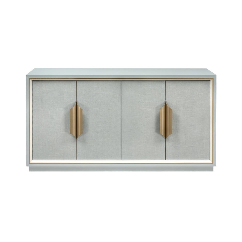 Atlas Gabe Credenza - Luxurious Pale Blue Storage Solution with Brass Hardware for Modern Interiors ST11035-01