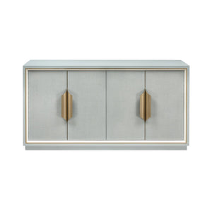 Atlas Gabe Credenza - Luxurious Pale Blue Storage Solution with Brass Hardware for Modern Interiors ST11035-01