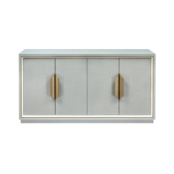 Atlas Gabe Credenza - Luxurious Pale Blue Storage Solution with Brass Hardware for Modern Interiors ST11035-01