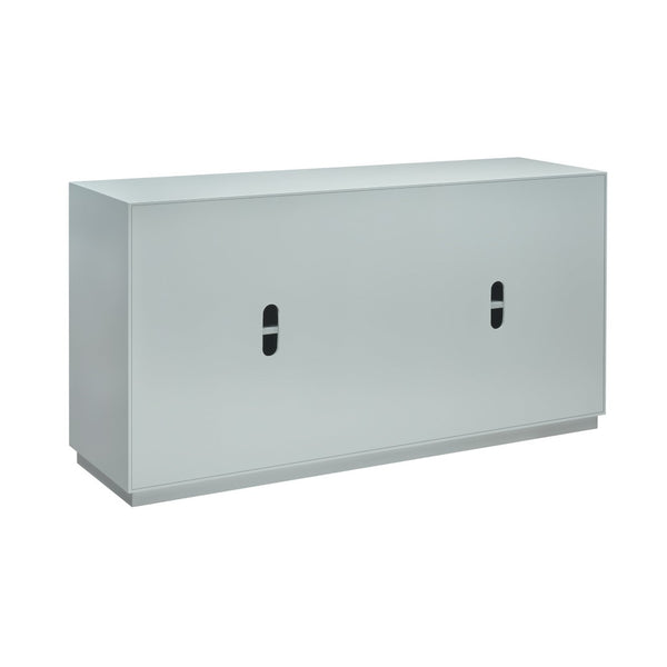 Atlas Gabe Credenza - Luxurious Pale Blue Storage Solution with Brass Hardware for Modern Interiors ST11035-01