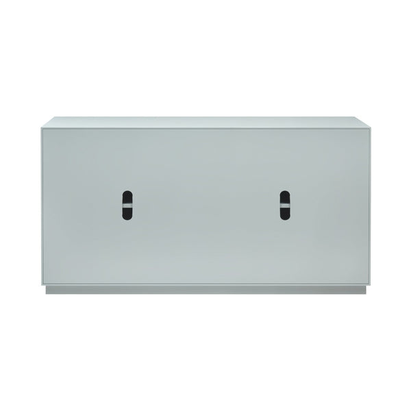 Atlas Gabe Credenza - Luxurious Pale Blue Storage Solution with Brass Hardware for Modern Interiors ST11035-01