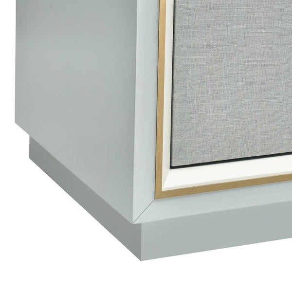 Atlas Gabe Credenza - Luxurious Pale Blue Storage Solution with Brass Hardware for Modern Interiors ST11035-01