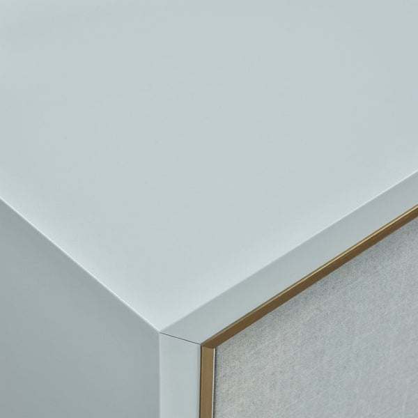 Atlas Gabe Credenza - Luxurious Pale Blue Storage Solution with Brass Hardware for Modern Interiors ST11035-01