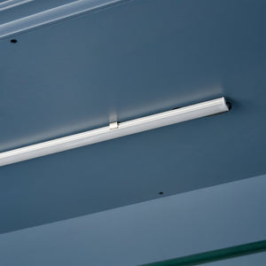 Atlas Goldston Cabinet - Blue Mirage: Illuminated Display with Glass Shelves for Elegant Storage Solutions ST11038-01