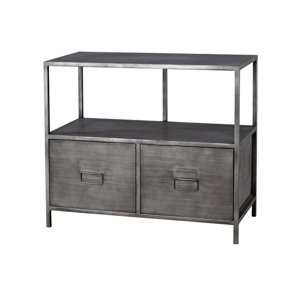 Atlas Gunthery Media Console - Industrial-Style Metal Storage for Modern Living Spaces, Durable & Stylish ST11040-01