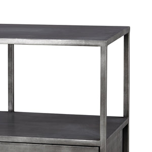 Atlas Gunthery Media Console - Industrial-Style Metal Storage for Modern Living Spaces, Durable & Stylish ST11040-01
