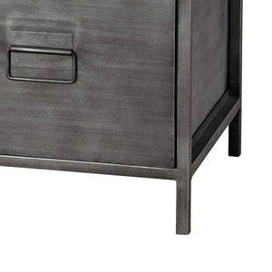 Atlas Gunthery Media Console - Industrial-Style Metal Storage for Modern Living Spaces, Durable & Stylish ST11040-01