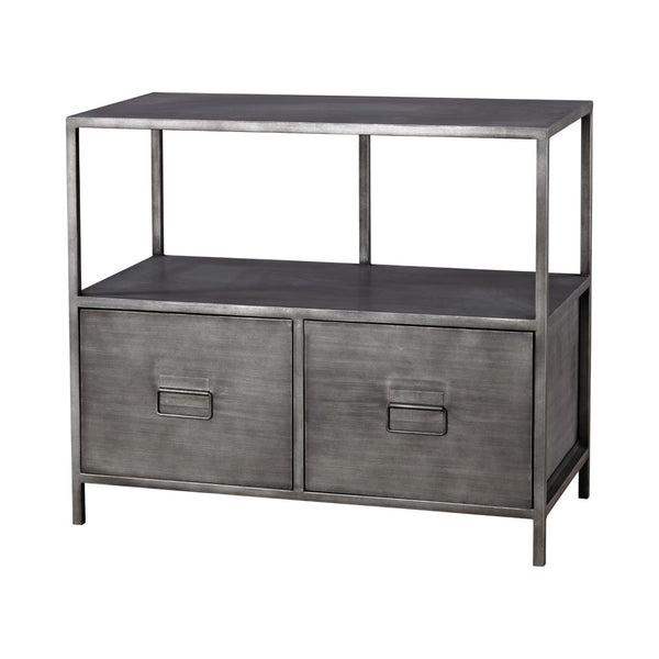 Atlas Gunthery Media Console - Industrial-Style Metal Storage for Modern Living Spaces, Durable & Stylish ST11040-01