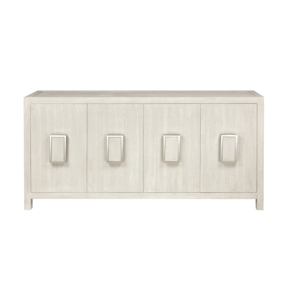 Atlas Hawick Credenza - Weathered White Cabinet for Stylish Storage in Living Rooms, Dining Areas & Offices ST11047-01