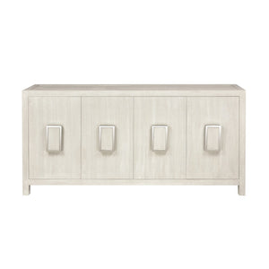 Atlas Hawick Credenza - Weathered White Cabinet for Stylish Storage in Living Rooms, Dining Areas & Offices ST11047-01