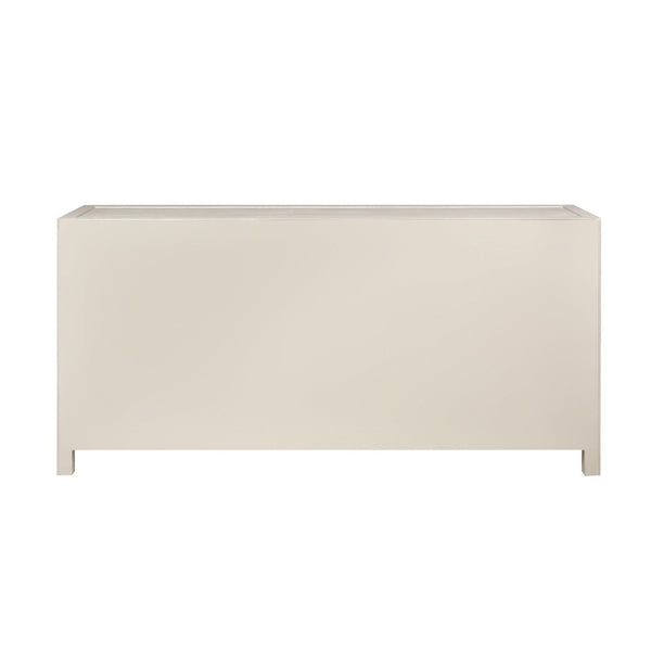 Atlas Hawick Credenza - Weathered White Cabinet for Stylish Storage in Living Rooms, Dining Areas & Offices ST11047-01