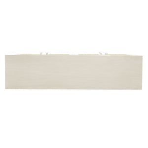 Atlas Joyner Credenza - Versatile Four-Door Storage with Woven Wicker Insets & Bleached Almond Finish ST11048-01