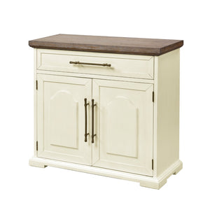 Atlas Locksmith Cabinet - Elegant Cream Storage Solution with Versatile Design for Any Room Décor ST11052-01