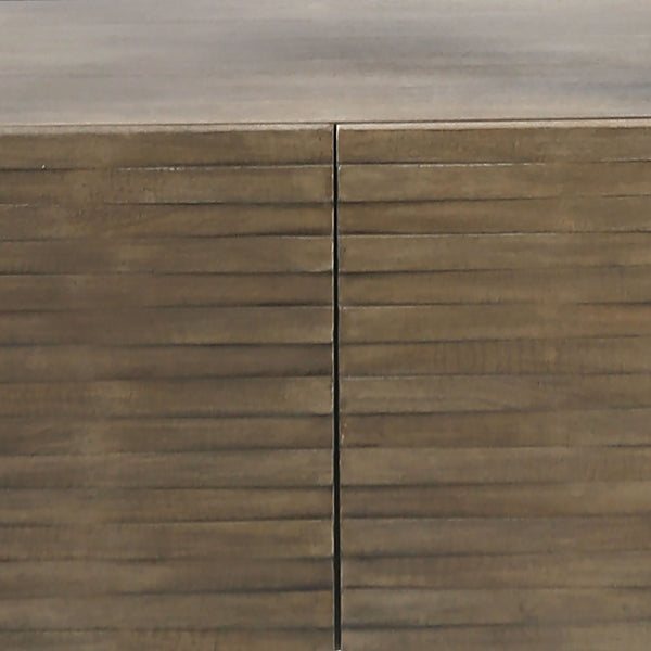 Atlas Markham Bookshelf - Timeless Solid Wood Design with Glass Shelves & Hidden Storage for Any Space ST11058-01