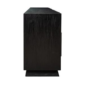 Atlas Minato Credenza - Hand-Finished Shou Sugi Ban Design with Versatile Storage for Modern Spaces ST11060-01